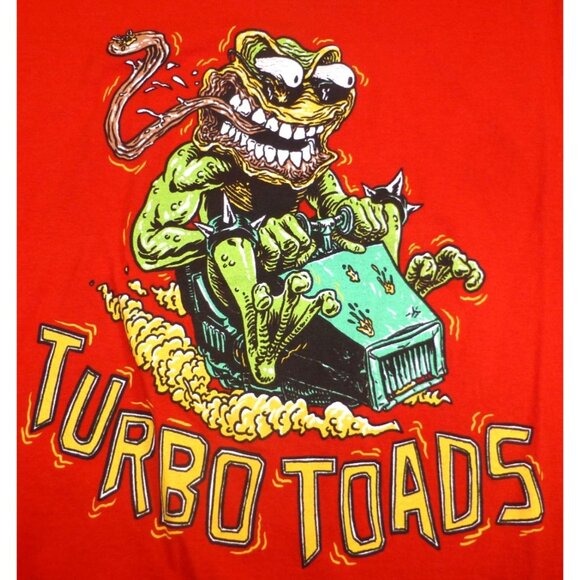 Battletoads Turbo Toads Lootwear Exclusive Red Graphic Tee XL - Picture 2 of 5
